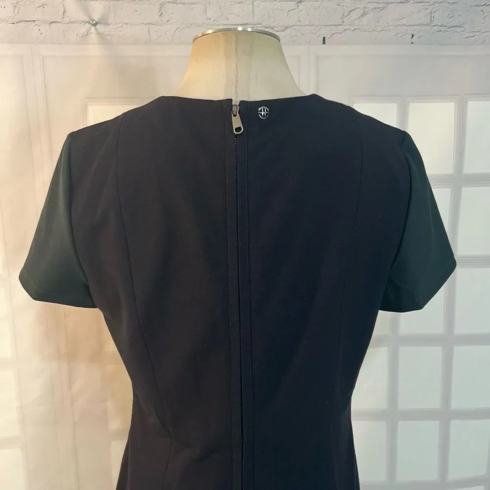 Boss Hugo Boss short sleeve colorblock business professional sheath dress sz 10 - Picture 6 of 11